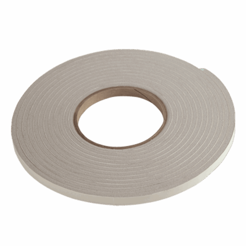 Closed Cell Foam Weather Strip, Adhesive Backed, 17' roll